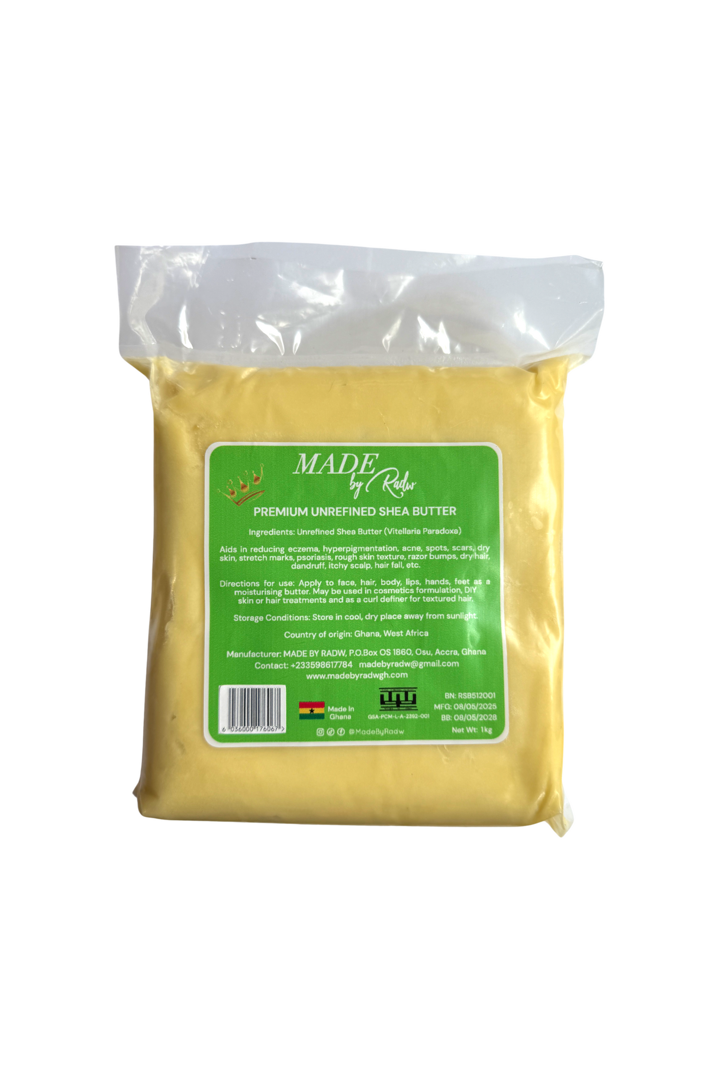 Premium Unrefined Shea Butter